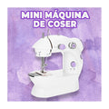 MINI MAQUINA ELECTRICA PARA COSER CON 2 VELOCIDADES Y LUZ LED