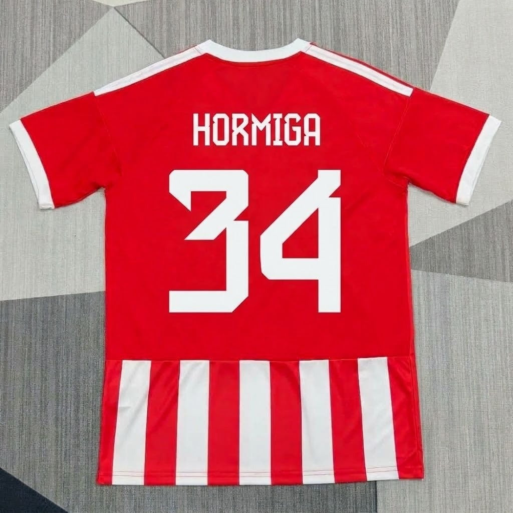 Jersey Olympiacos 26/27 – Versión Jugador | Roberto "La Hormiga" González | Legión Mexicana