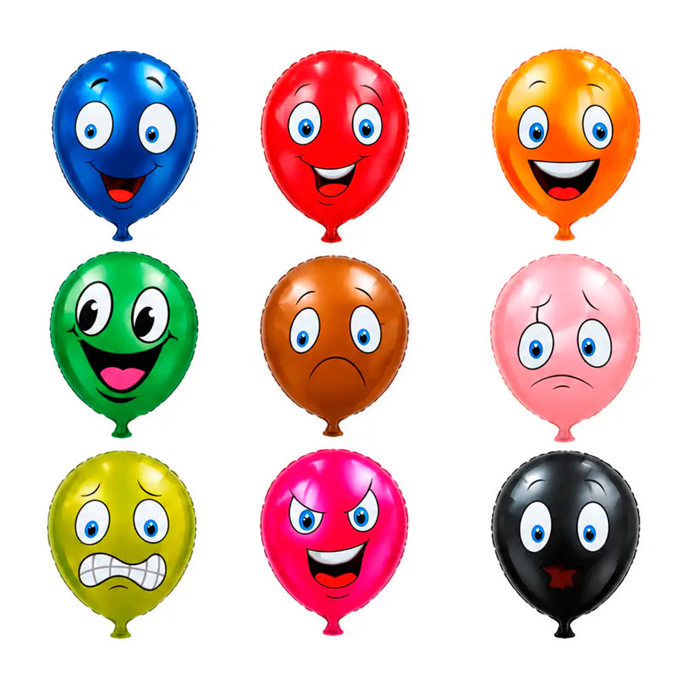 KIT 50 PIEZAS (Sobre Estallido de Broma con Carita — Globo Autoinflable)