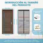 Puerta de Malla Magnética Anti-mosquitos – Cierre Automático 100x210cm