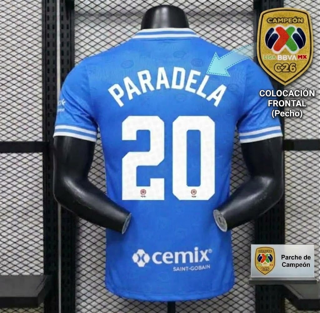 Jersey Local Cruz Azul Liga MX Temporada 26/27 – Versión Jugador
