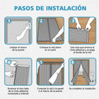Puerta de Malla Magnética Anti-mosquitos – Cierre Automático 100x210cm