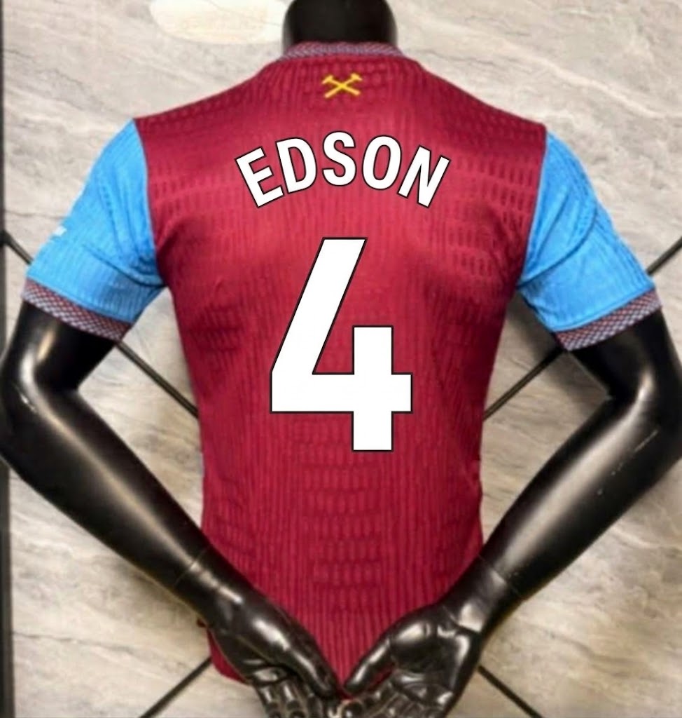 Jersey West Ham 26/27 – Versión Jugador | Edson Álvarez | Legión Mexicana