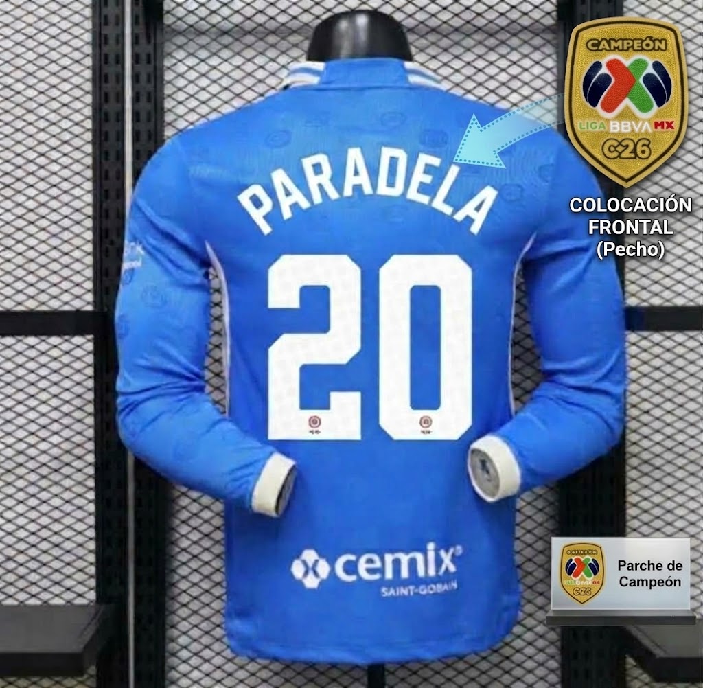 Jersey Local Cruz Azul Liga MX Temporada 26/27 – Versión Jugador