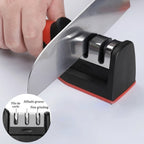 Afilador Manual para Cuchillos de Cocina – Filo Profesional en Segundos