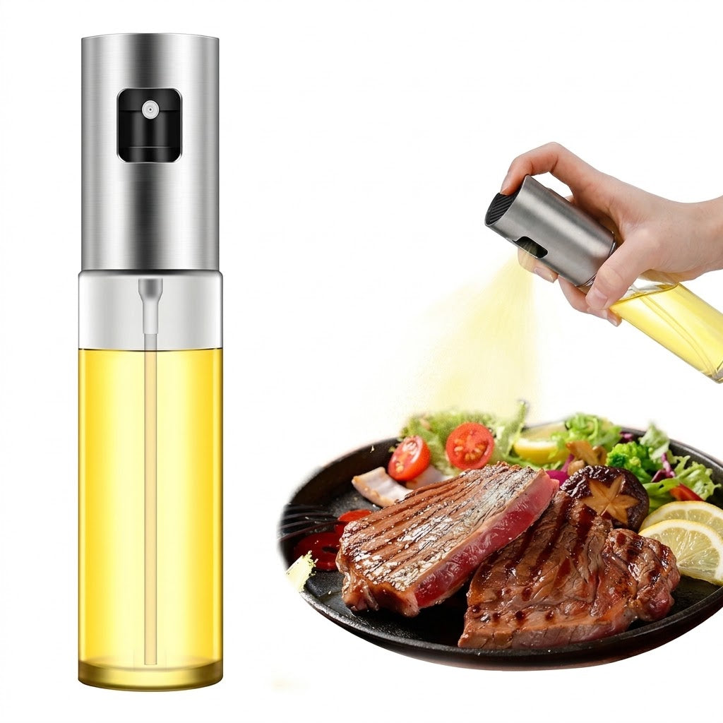Dispensador Spray de Aceite para Cocina – Atomizador de Vidrio 100ml