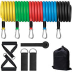 Set 5 Ligas de Resistencia Elásticas – Entrenamiento en Casa, Diferentes Intensidades