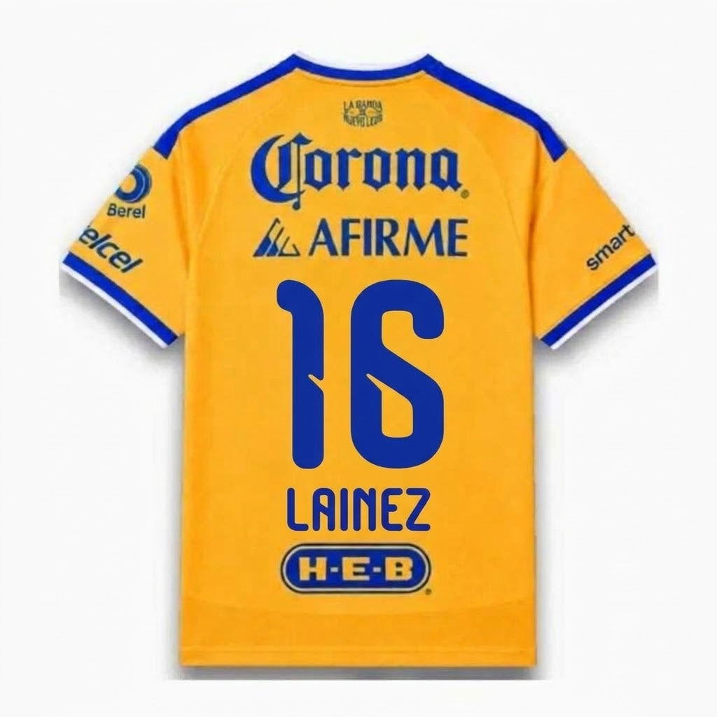Jersey Local Tigres UANL Liga MX Temporada 26/27 – Versión Jugador