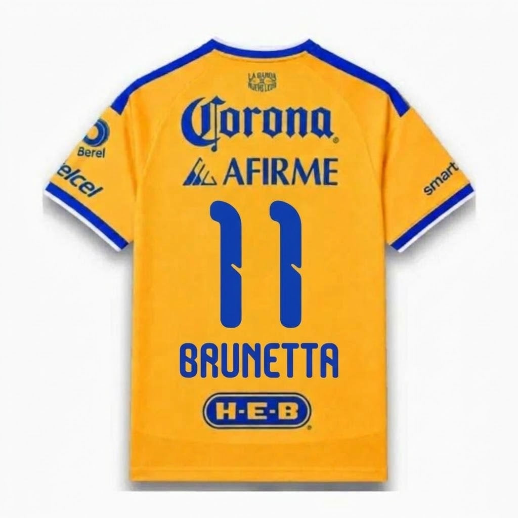 Jersey Local Tigres UANL Liga MX Temporada 26/27 – Versión Jugador