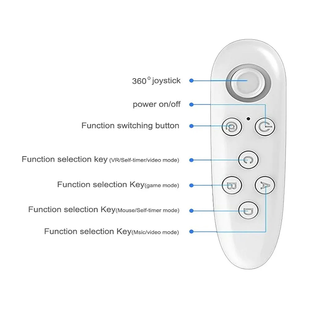 Control VR Joystick Bluetooth — Mando Remoto para Lentes de Realidad Virtual