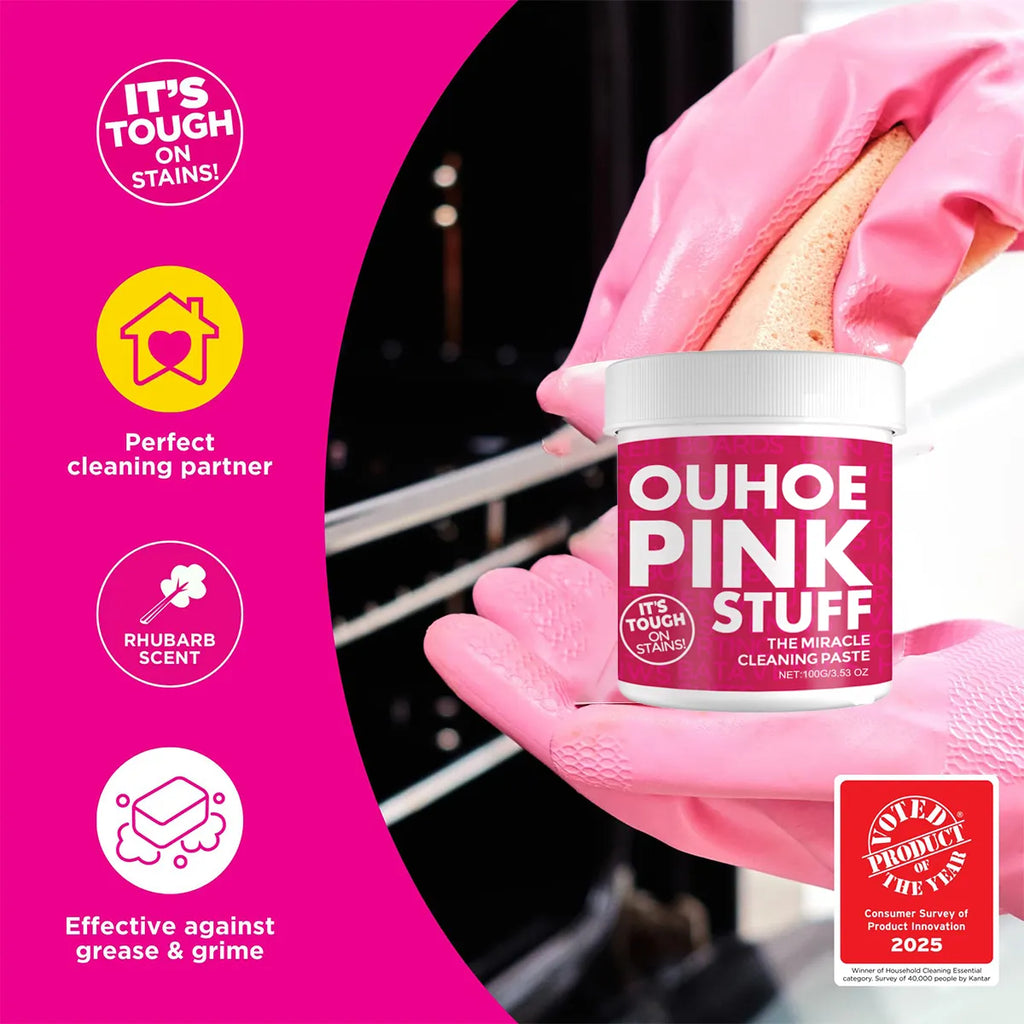 Pink Stuff Ouhoe 100Gr Pasta quita grasa.