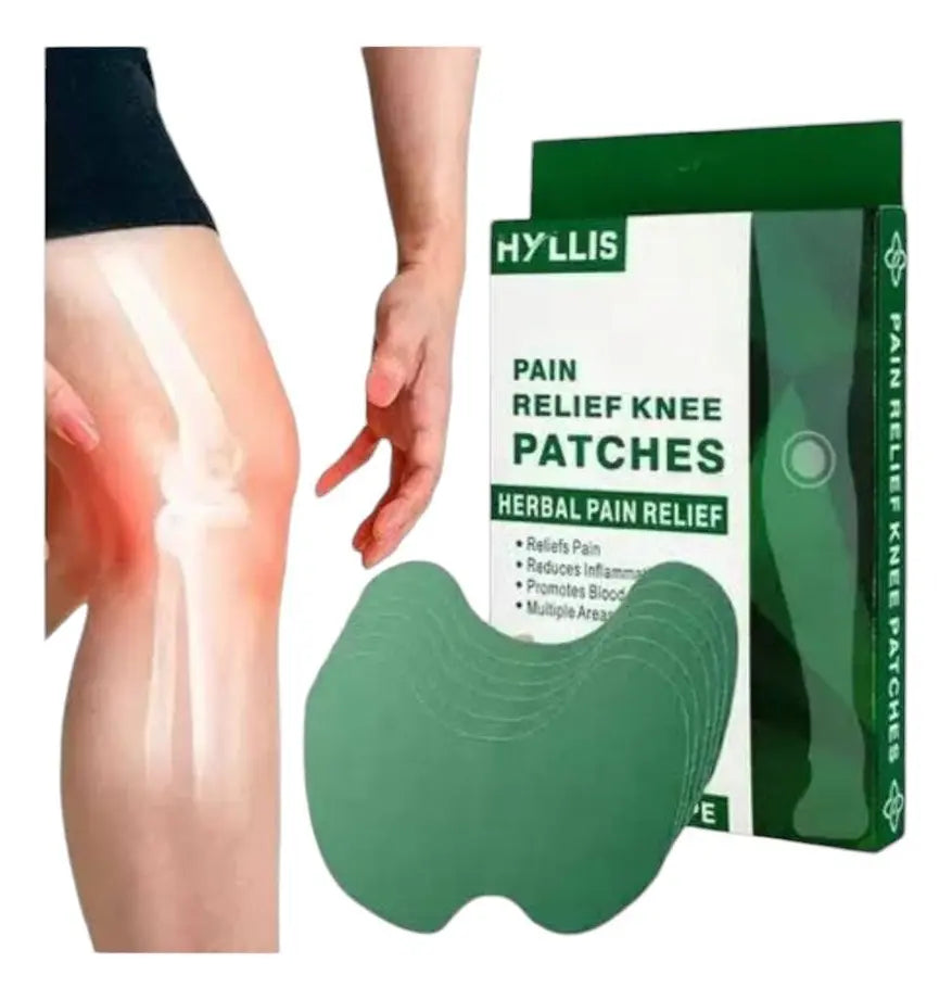 Parches Analgésicos Herbales para Rodilla y Articulaciones – Caja 10 Unidades