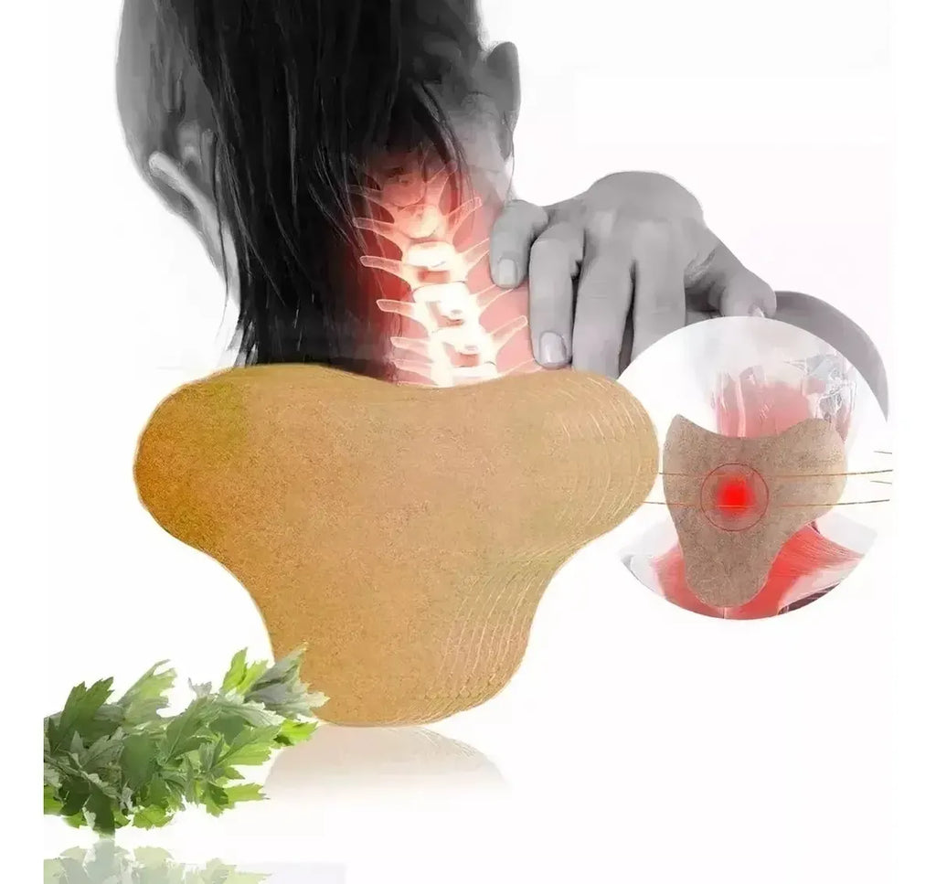 Parches Analgésicos Cervicales de Ajenjo Hyllis – Dolor Cuello y Hombros, 10 Unidades