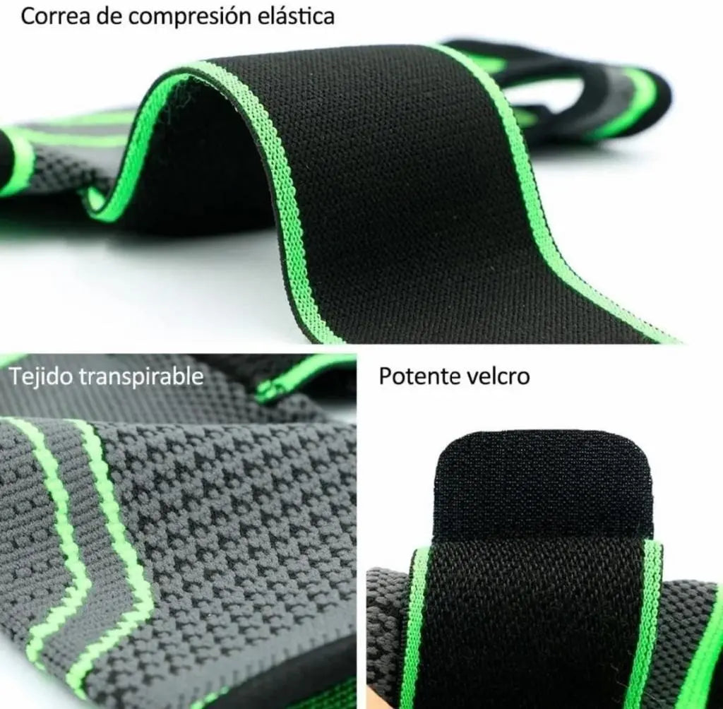 Muñequera de Compresión Ajustable Luting – Soporte Deportivo y Alivio Articular