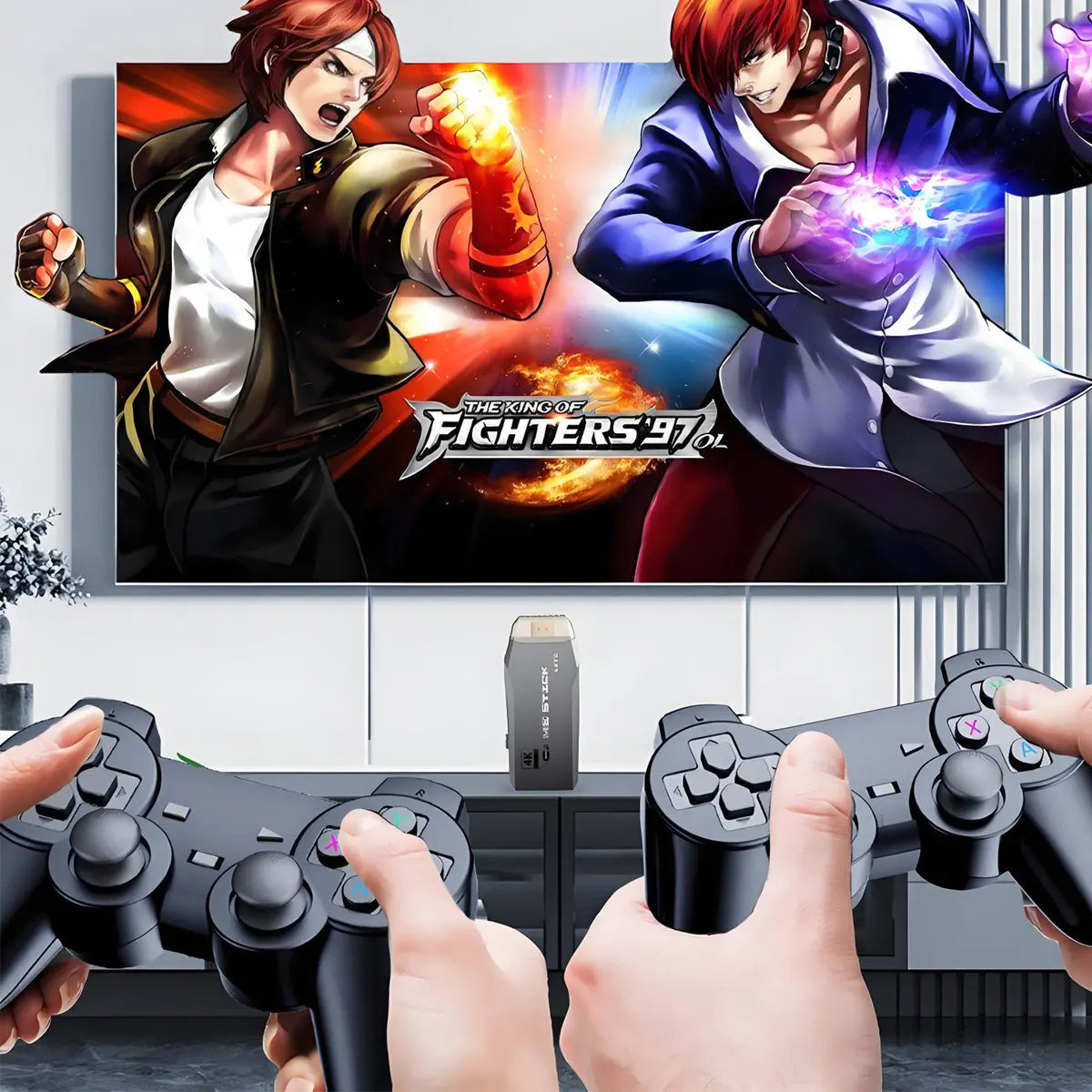 Consola Retro 4K — 2 Controles Inalámbricos + 10,000 Juegos