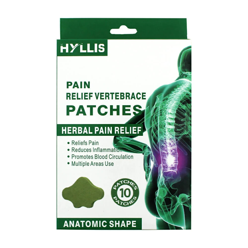 Parches Analgésicos de Ajenjo Natural – Dolor de Espalda y Lumbar, 10 Unidades