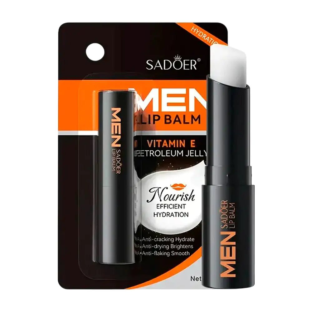 Bálsamo Labial Hidratante para Hombres – Suaviza y Protege los Labios