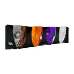Vasos Tequileros Calavera Translúcidos — Paquete de 4 piezas