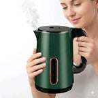 Tetera Eléctrica Doble Capa 2.5L | Acero Inox 304 | 1500W Base Giratoria 360°