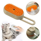 Cepillo de Vapor para Mascotas con Mango Giratorio | Recargable USB