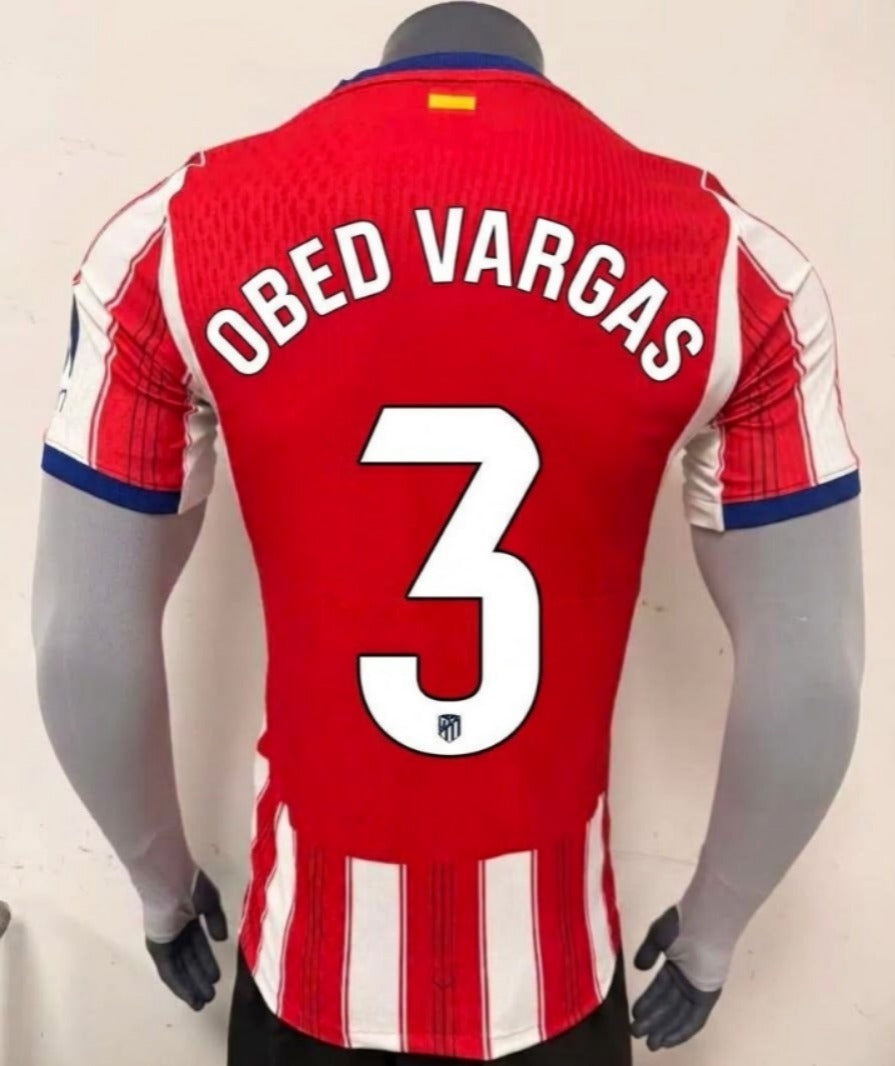 Jersey Atlético de Madrid 26/27 – Versión Jugador | Obed Vargas | Legión Mexicana