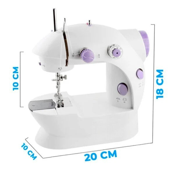 MINI MAQUINA ELECTRICA PARA COSER CON 2 VELOCIDADES Y LUZ LED