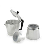 Cafetera Italiana 300ml | Aluminio con Válvula Inoxidable