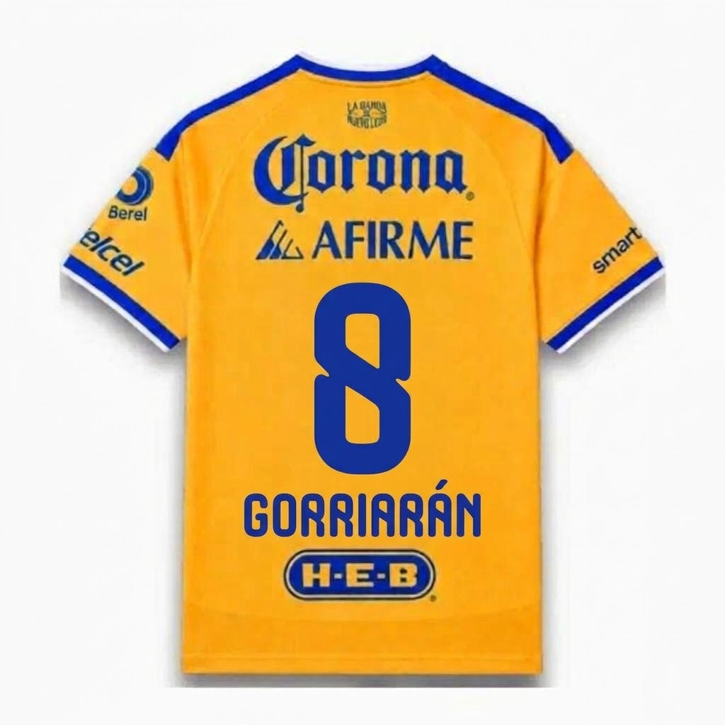 Jersey Local Tigres UANL Liga MX Temporada 26/27 – Versión Jugador