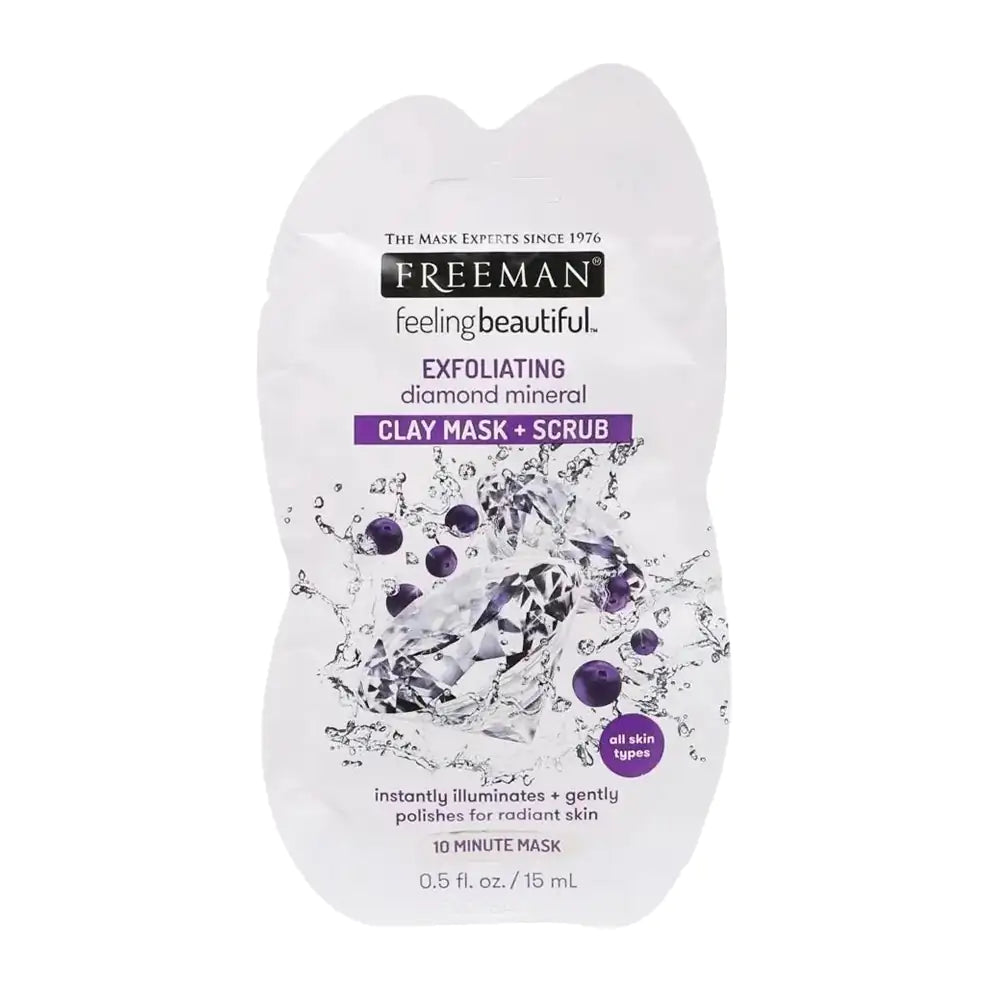 Mascarilla Exfoliante FREEMAN con Extractos Naturales – Limpieza Facial Profunda