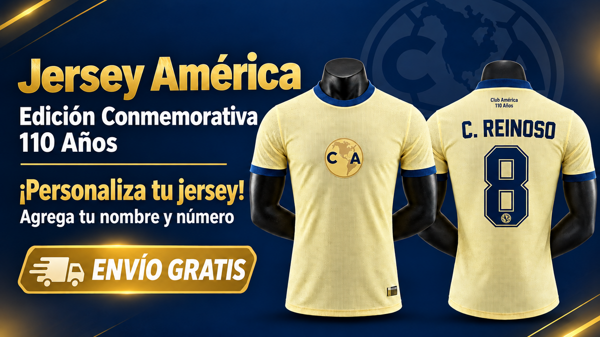 Jersey América C. Reinoso #8 - Banner